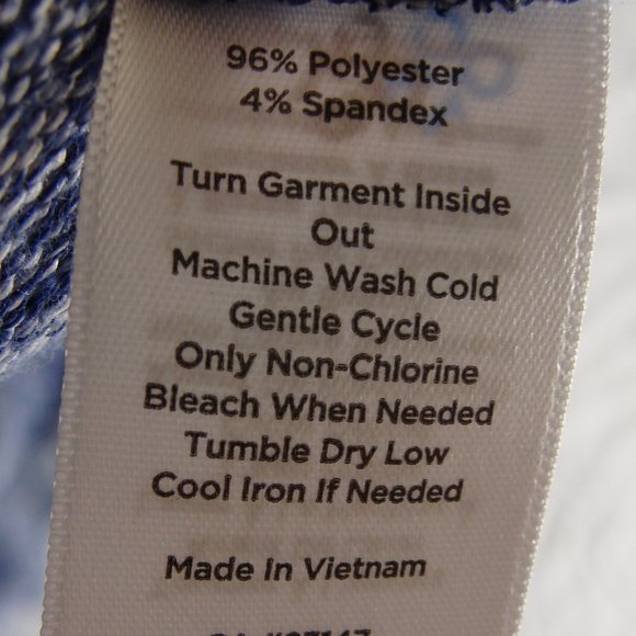 T by TALBOTS Marled Blue Long Sleeve SWEATER Knit COWL Neck Top Sz LP - Picture 5 of 6